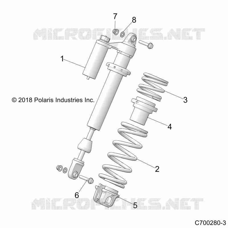 SUSPENSION AVANT SHOCK MOUNTING