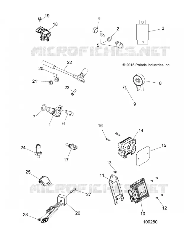 BOUTONS, CAPTEURS AND ECM MODULES