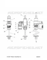 SUSPENSION, AMORTISSEUR AVANT TRACK, VELOCITY 7045536
