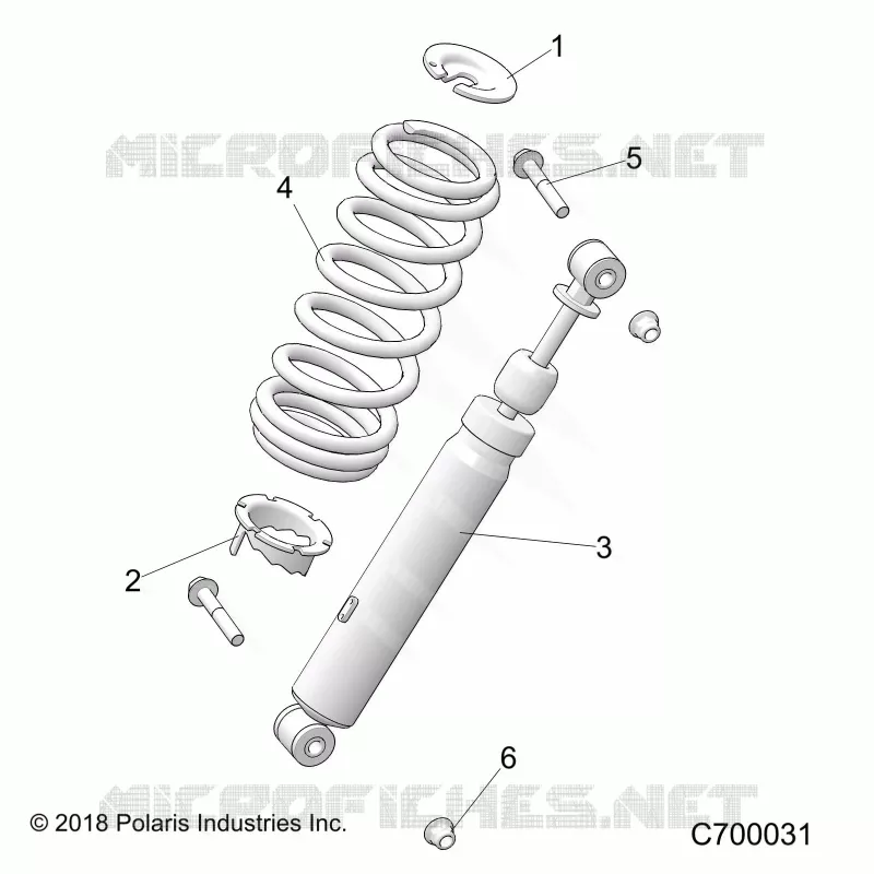 SUSPENSION, AMORTISSEUR AVANT MOUNTING