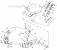 ECHAPPEMENT SLTX B974590 and INTL. SLTX I974590 (4941214121B004)