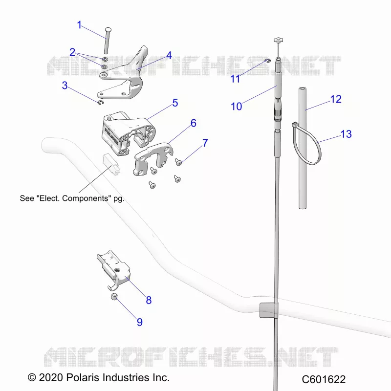 MOTEUR, THROTTLE CONTROL ASM.