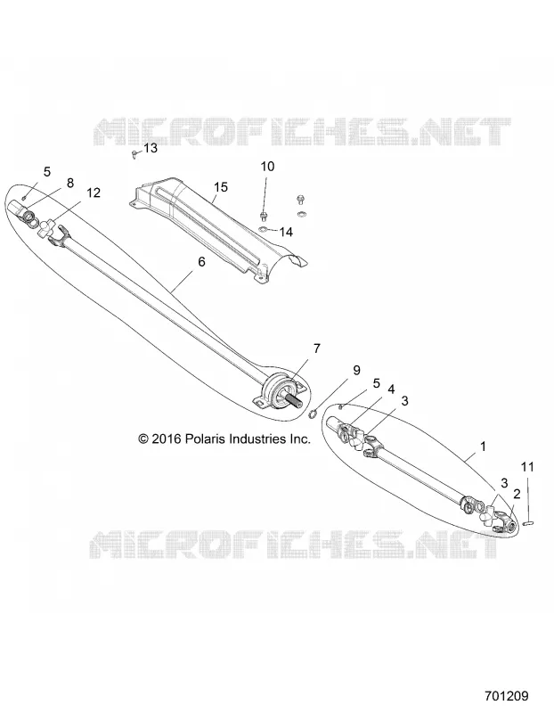 DRIVE TRAIN, FRONT ARBRE DE TRANSMISSION