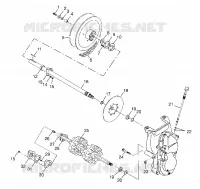 SYSTÈME DE TRANSMISSION TRAIL TOURING 0982362 AND EUROPEAN TRAIL TOURING E982362 (4942314231B009)