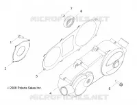 CARTERS MOTEUR COVER, LH