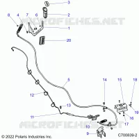 SYSTÃˆME DE TRANSMISSION, GEAR SELECTOR AND THROTTLE CABLE