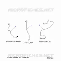 ELECTRICITE, GPS HARNESS AND ANTENNA