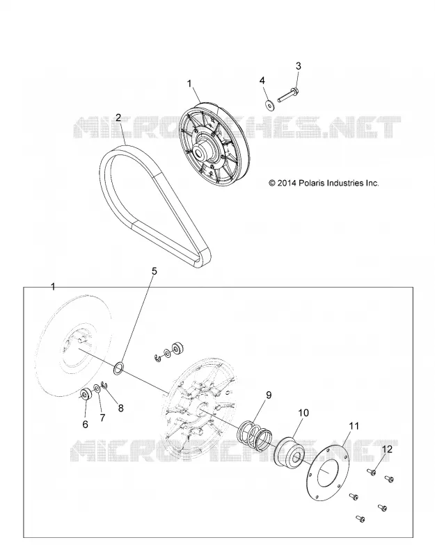 SYSTÈME DE TRANSMISSION, SECONDARY CLUTCH