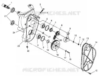 CARTER DE CHAINEE 600 XC 0971776 AND EUROPEAN 600 XC E971776 (4937933793B007)