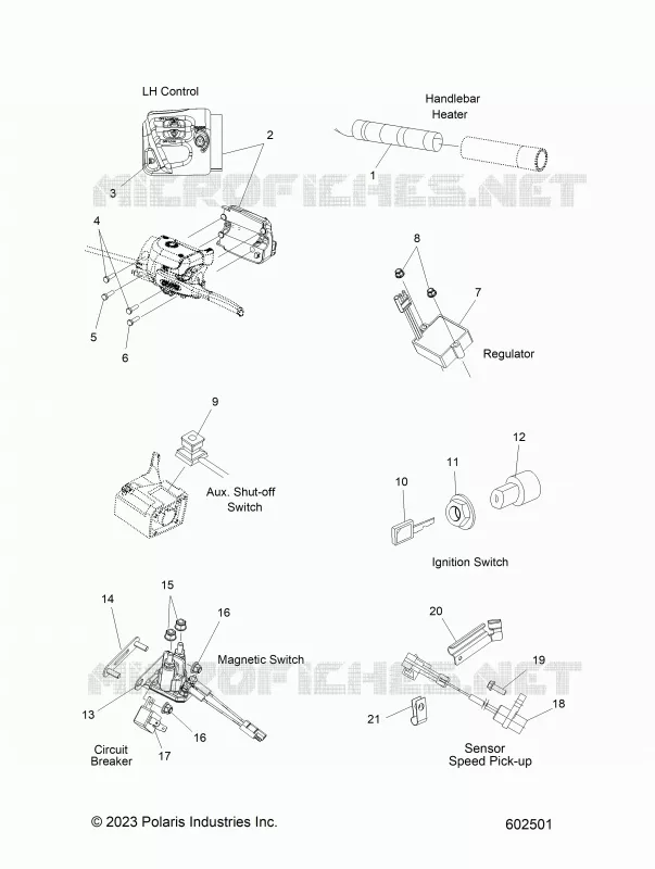 ELECTRICITE, SWITCHES AND COMPONENTS