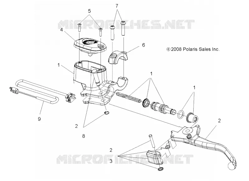 FREIN AVANT FREIN LEVER and MAITRE CYLINDRE