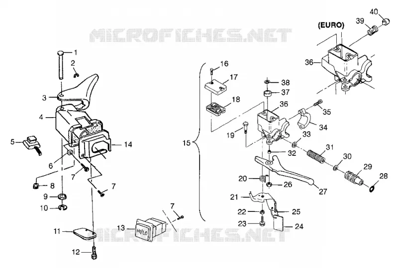 INSTRUMENTS 700 XCR 0985678(A) AND EUROPEAN 700 XCR E985678 (4943114311B001)