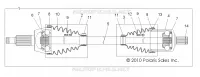 DRIVE TRAIN, TRANSMISSION AVANT SHAFT