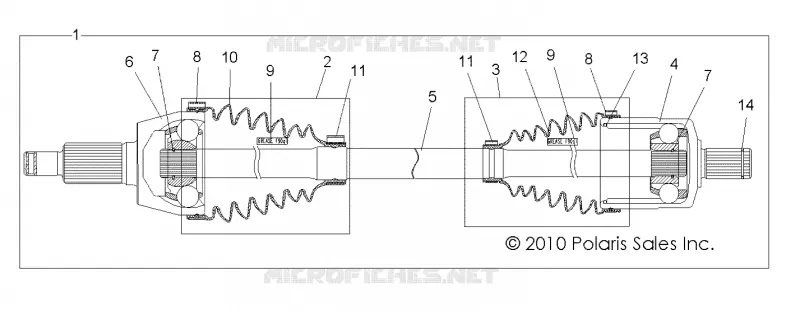 DRIVE TRAIN, TRANSMISSION AVANT SHAFT