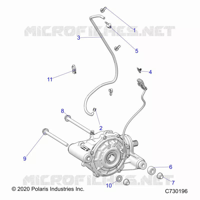 SYSTÃˆME DE TRANSMISSION, FRONT GEARCASE MOUNTING