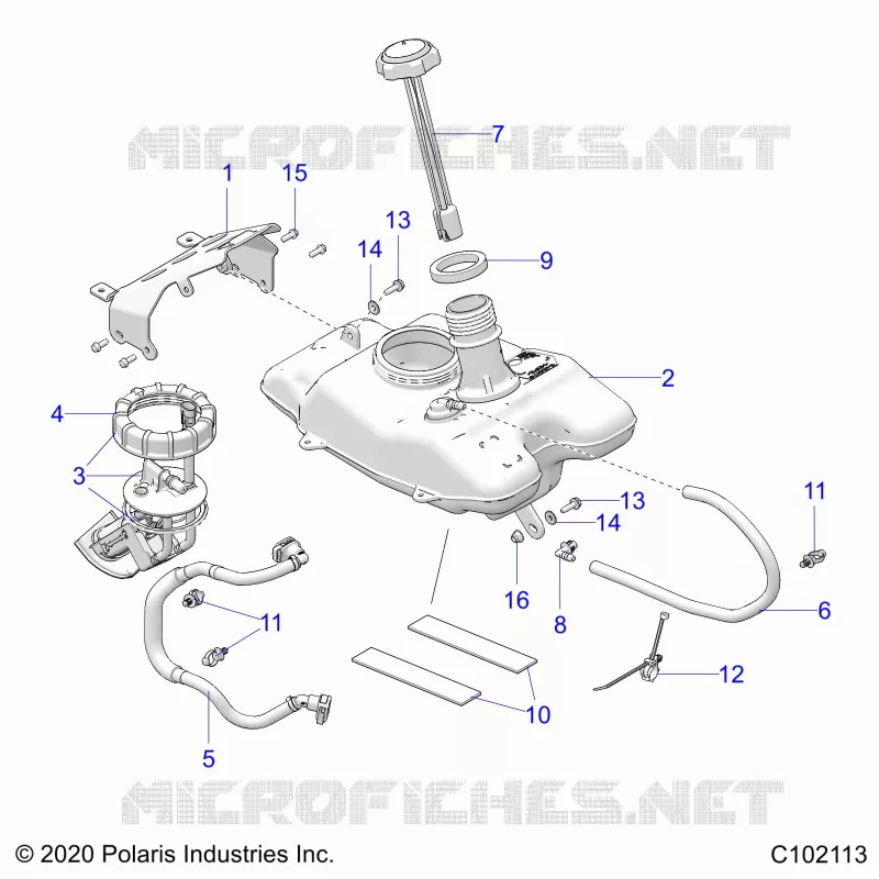 SYSTÃˆME D'ALIMENTATION, FUEL TANK ASM.