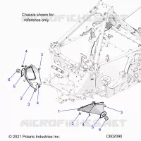 CHASSIS, TIE ROD BOOT ASM.