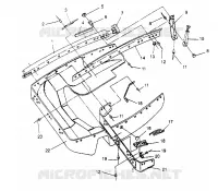 CARROSSERIE AVANT XLT 0950756, XLT SKS 0950556,  XLT SKS EURO E950556   XLT (4928842884A010)
