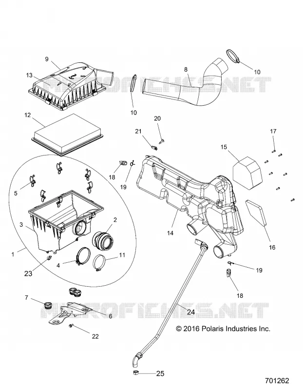 ENGINE, PRISE D'AIR SYSTEM