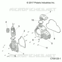 ENGINE, ALTERNATEUR  COVER HVAC