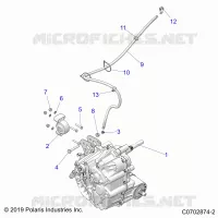 DRIVE TRAIN, MAIN SUPPORT PONT