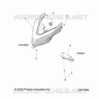 ELECTRICITE, HEADLIGHT AND TAILLIGHT