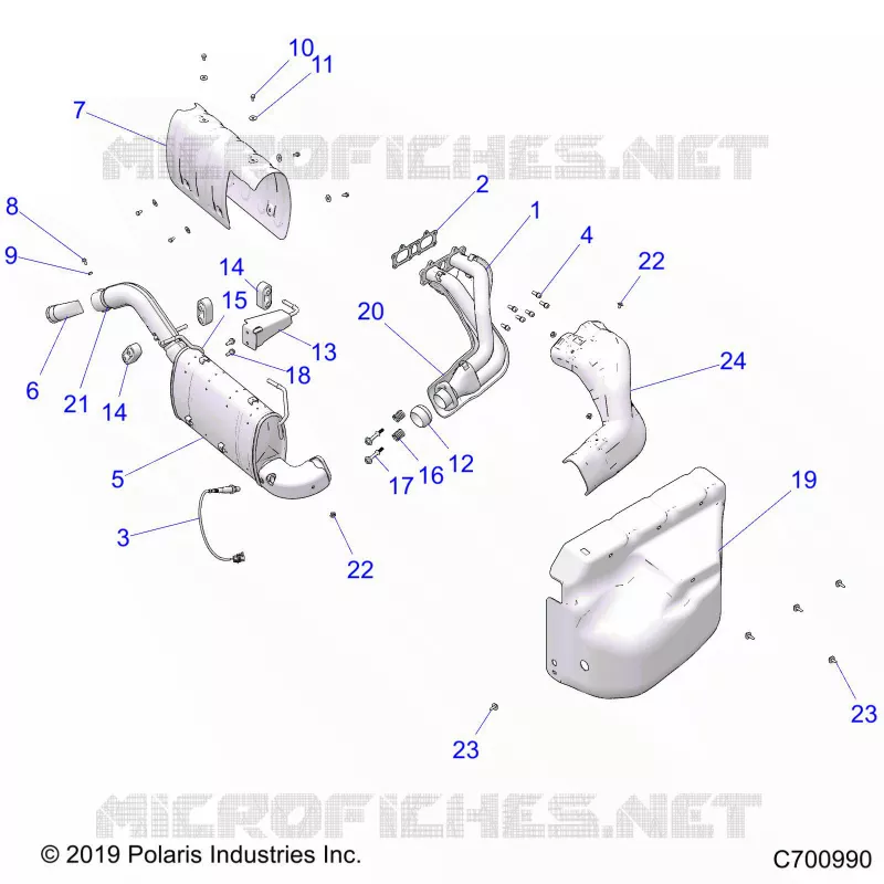 ENGINE, ECHAPPEMENT