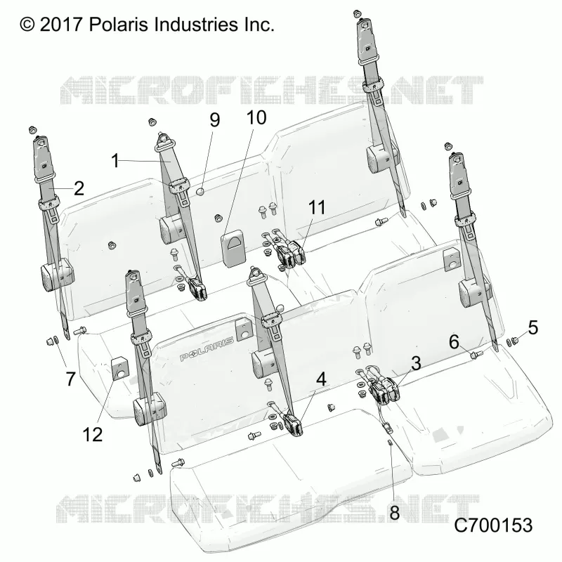 SIEGE BELT MOUNTING