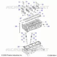 ENGINE, HEAD ASM AND SOUPAPES