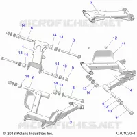 SUSPENSION ARRIERE CONTROL ARMS