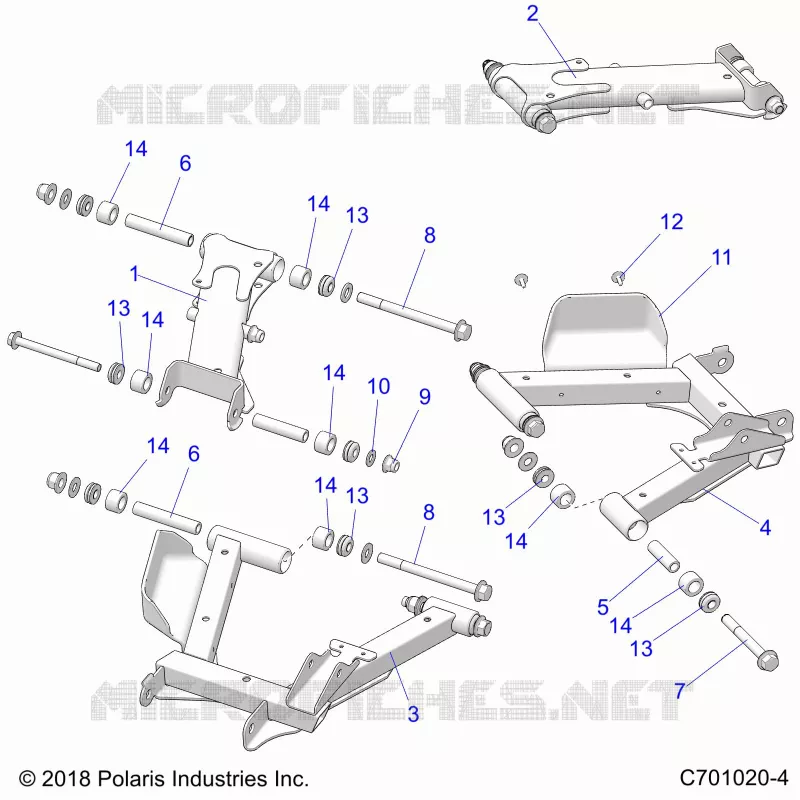 SUSPENSION ARRIERE CONTROL ARMS
