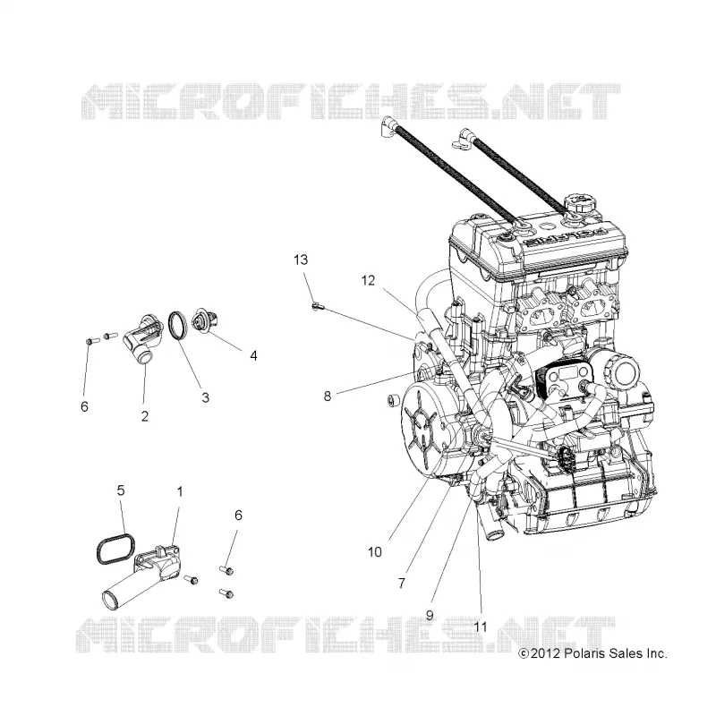 REFROIDISSEMENT, THERMOSTAT AND BYPASS