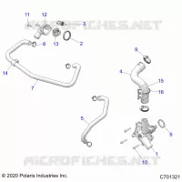 MOTEUR, WATERPUMP AND BYPASS