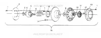 EMBRAYAGE DE TRANSMISSION ASSEMBLY  440 XCR SP X951660 (4932833283C002)