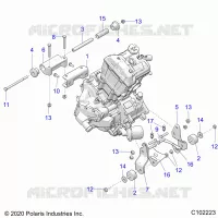 MOTEUR, MOUNTING &amp; LONG BLOCK