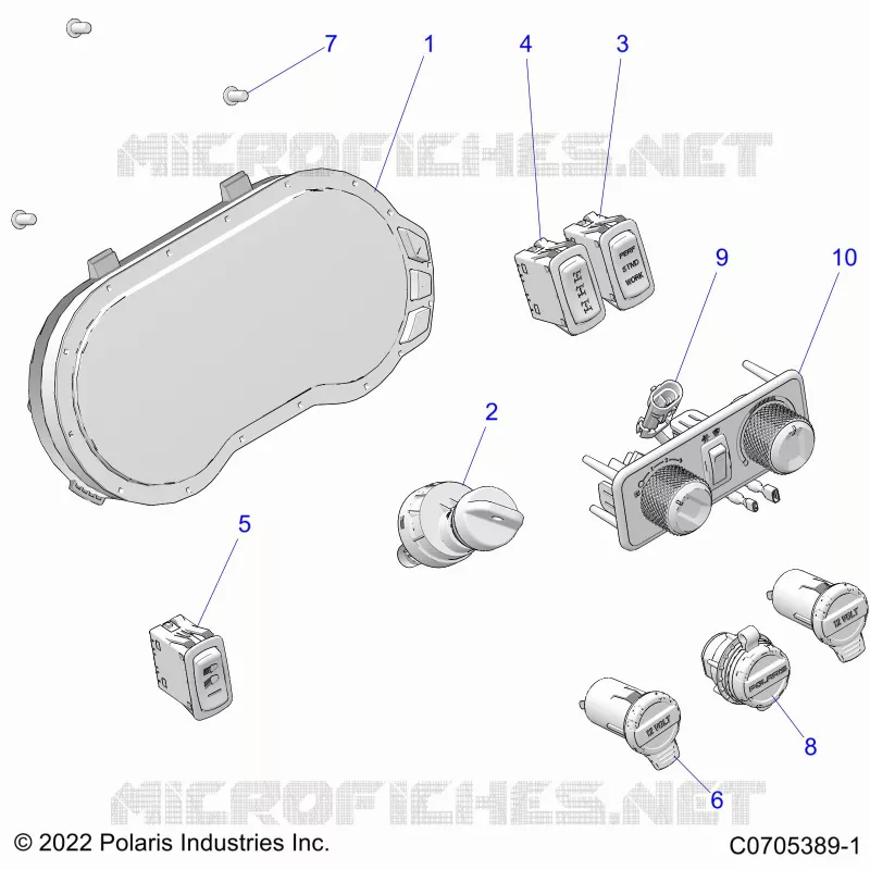 ELECTRICITE, DASH INSTRUMENTS