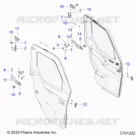 PORTES, FRONT, MOUNTING
