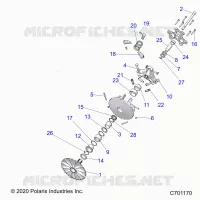 SYSTÃˆME DE TRANSMISSION, PRIMARY CLUTCH