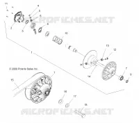 SYSTÈME DE TRANSMISSION, SECONDARY CLUTCH