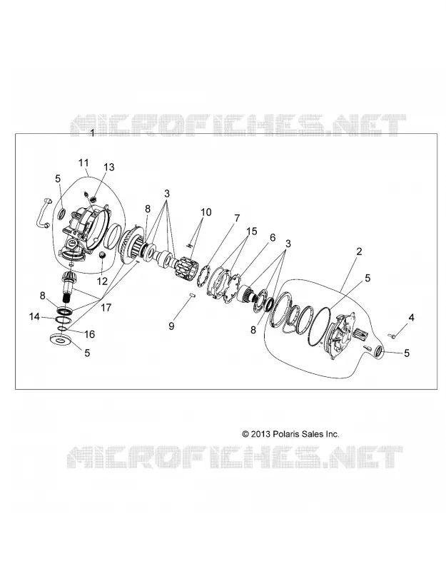 SYSTÃˆME DE TRANSMISSION, FRONT GEARCASE