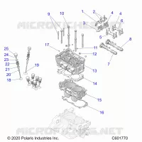 ENGINE, CYLINDER/CULASSE ASM.
