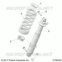 SUSPENSION ARRIERE SHOCK MOUNTING