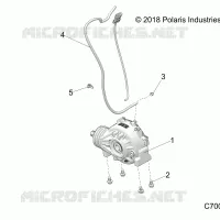 DRIVE TRAIN, FRONT SUPPORT PONT