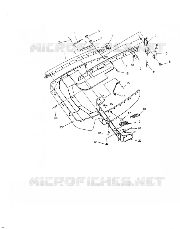 CARROSSERIE AVANT SPORT 0950443, SPORT TOURING 0950243  and EUROPEAN SPORT T (4928822882A010)