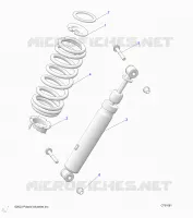 SUSPENSION, AMORTISSEUR AVANT MOUNTING