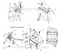SUPPORT BATTERIE CLASSIC TOURING 0963365 and EUROPEAN CLASSIC TOURING E963365 (4933623362C003)