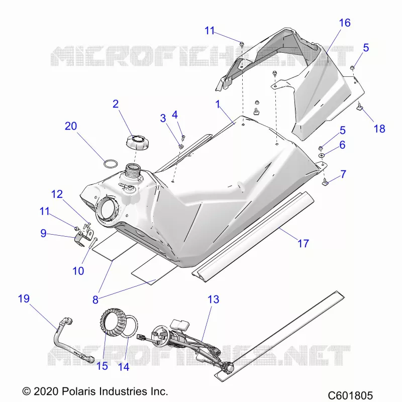 SYSTÃˆME D'ALIMENTATION, FUEL TANK ASM.