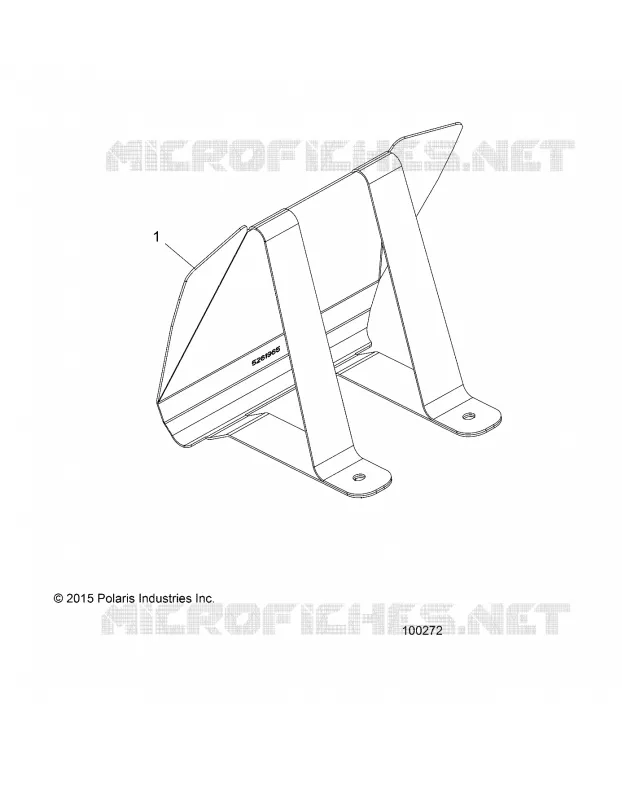 SUPPORT PHARE COVER BRACKET