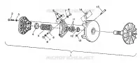 EMBRAYAGE DE TRANSMISSION ASSEMBLY 6X6 250 W938727 (4924092409030A)