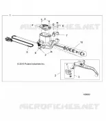 FREIN AVANT BRAKE LEVER AND MASTER CYLINDER